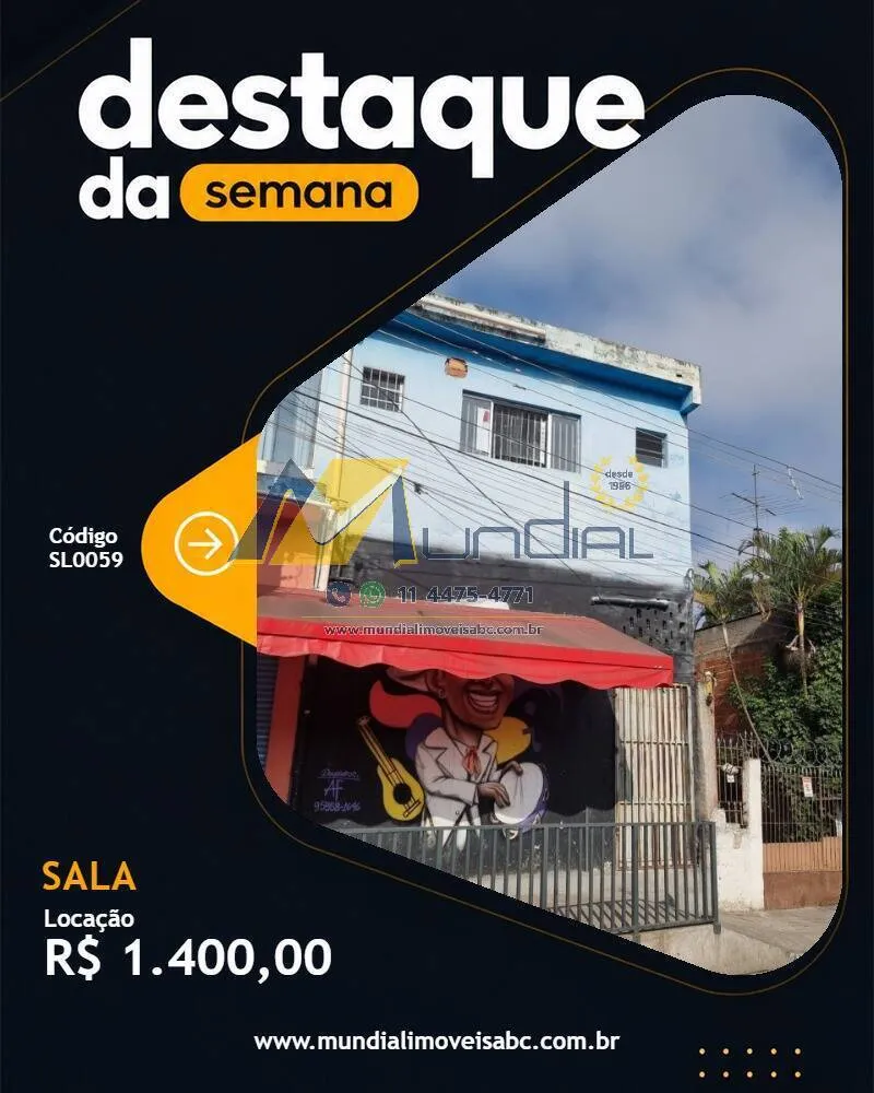 Imagem Sala Comercial 100m² para Locação no Jardim Vila Carrão