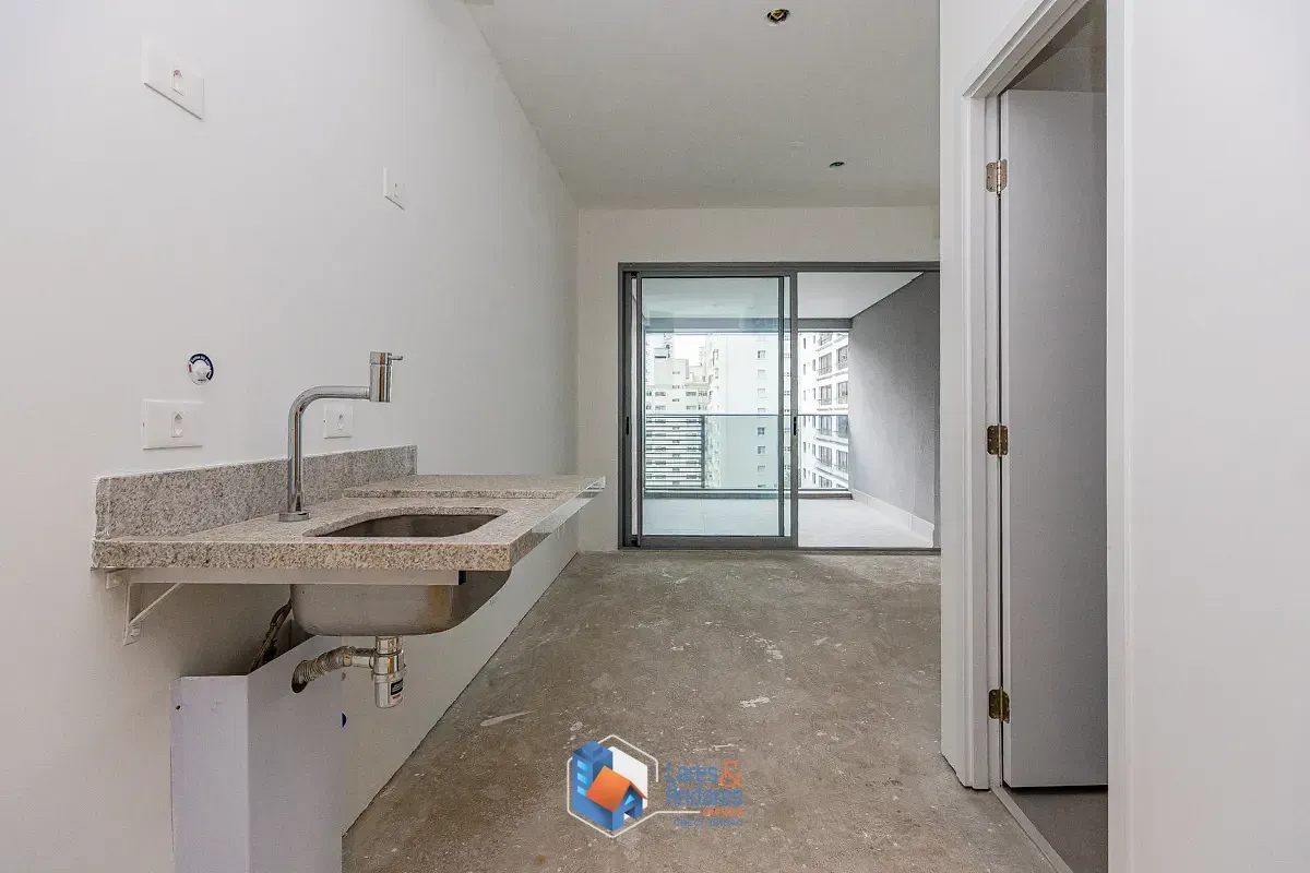 Foto do imóvel Studio para venda em Jardim Paulista com 1 quarto, sendo 1 suíte, 30m² em Rua Caconde