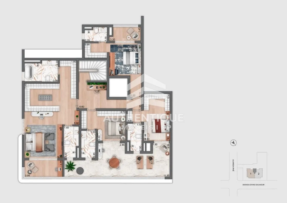 Imagem AURA MOEMA - Apartamento à venda no bairro Moema - São Paulo/SP, Zona Sul