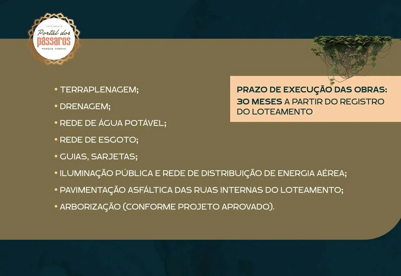 Imagem Terrenos à venda Residencial Portal dos Pássaros - Lotes à partir 150 m2 - Bairro Medeiros - Jundiaí