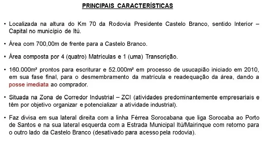 Imagem Oportunidade imperdível: Área Industrial à venda em Itu-SP, bairro City Castello, 212.000,00 m² de terreno!