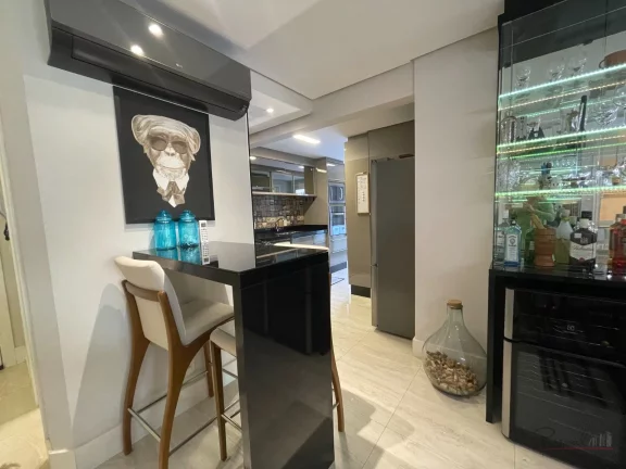 Imagem Apartamento gardem com espera para jacuzi, Ã³timo terraÃ§o, churrasqueira gourmet integrada e com mÃ...