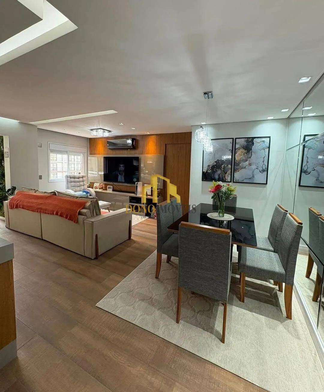 Imagem Apartamento á venda 95 m², 2 dormitórios, 2 suítes