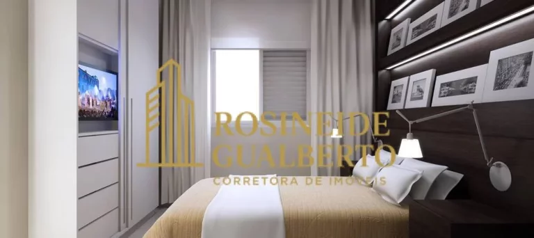 Imagem Apartamentos de 2 quartos (suíte), varanda gourmet, piscina, fitness e SPA.
