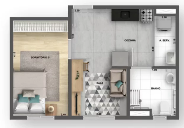 Imagem Apartamento à venda no bairro Jardim Santa Emília - São Paulo/SP