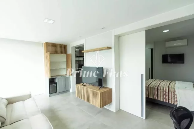 Imagem Flat disponível para venda no Condomínio Horizonte Juscelino Kubitschek com 57m², 1 dormitório e 1 vaga