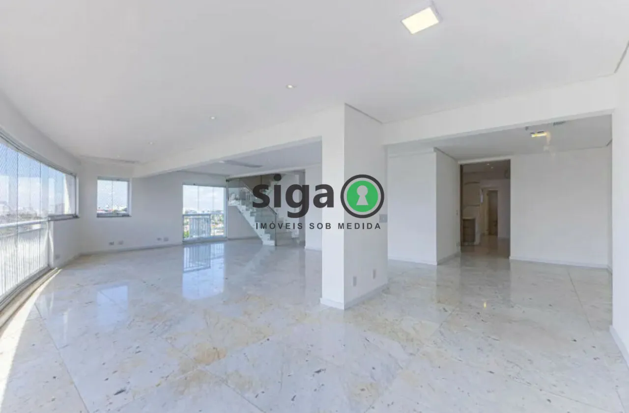 Imagem Cobertura Duplex á Venda 290 m², 4 Suítes, 4 Vagas - Vila Romana