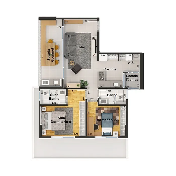 Imagem Residencial Alameda JK: Sofisticação e Lazer no Coração de Sorocaba