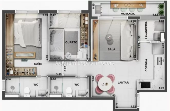 Imagem Lançamento Lago dos Patos! Apartamento de 1 e 2 Dorms !!!