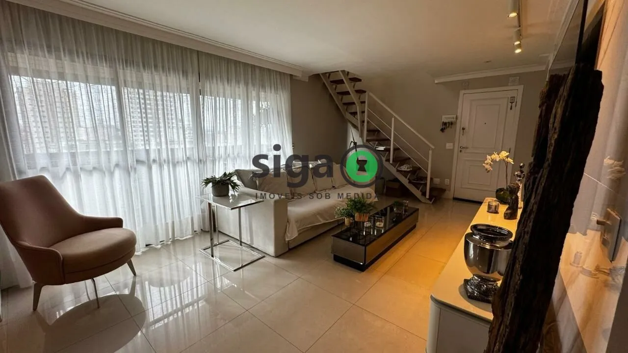 Imagem Cobertura para venda e locação no Portal do Morumbi 3 suítes, 2 vagas, 194m²