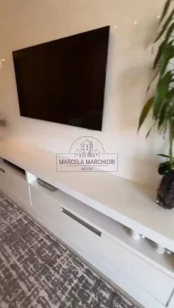 Imagem lindo 3 quartos, suite, montado e decorado, frente, sol da manhã