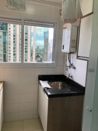 Imagem Apartamento à venda no Brooklin Paulista, 1 suíte, 1 banheiro, 1 vaga na garagem.