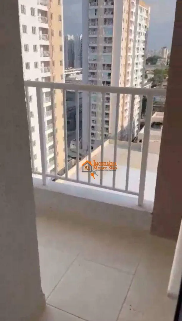 Imagem Apartamento à venda com 43m², 2 quartos, sala com sacada no Condomínio Flap - Vila São João, Guarulhos, SP