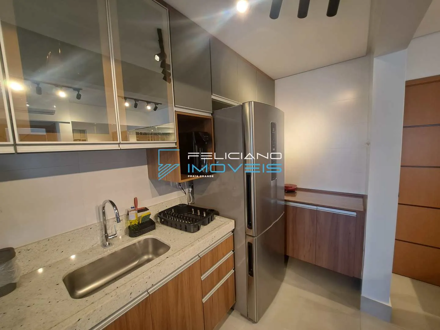 Imagem Apartamento com 2 quartos, Aviação, Praia Grande - R$ 770 mil, Cod: 7211