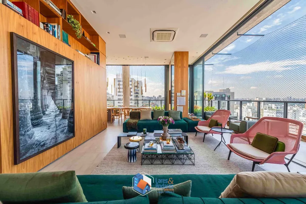 Imagem Cobertura para venda em Jardim Paulista com 5 quartos, sendo 4 suítes, 408m²