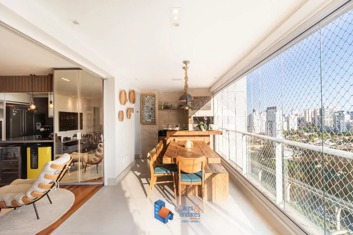 Imagem Apartamento para venda em Brooklin com 3 quartos, sendo 3 suítes, 134m²