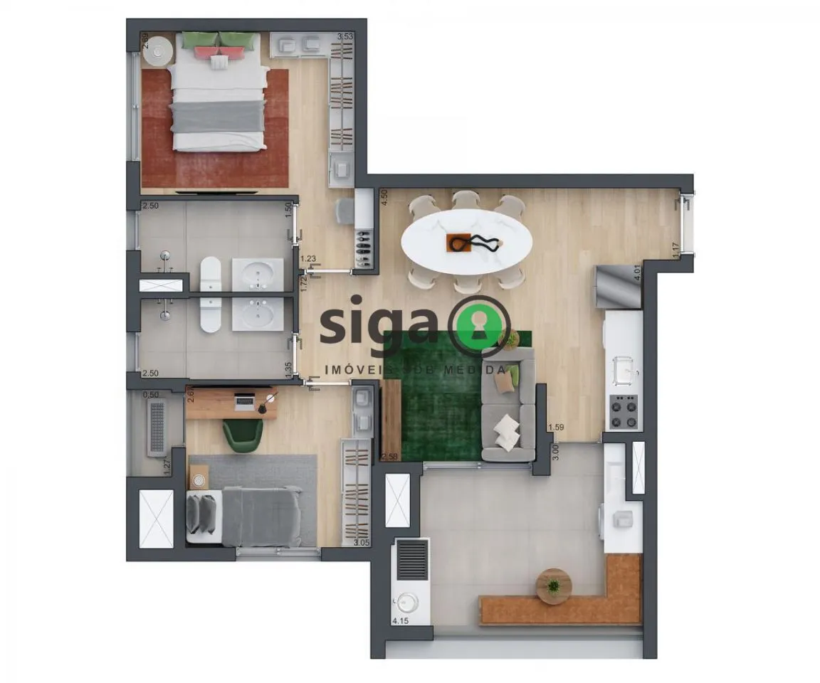 Imagem Apartamento Residencial em Brooklin