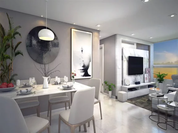 Imagem Apartamento com 2 dorms, Guilhermina, Praia Grande - R$ 476 mil, Cod: 2770