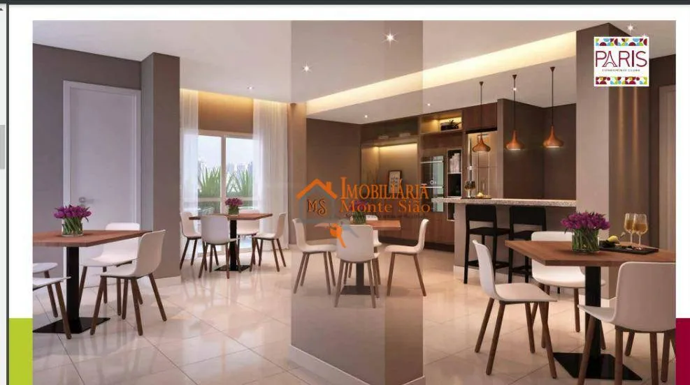 Imagem Apartamento com 2 dormitórios à venda, 45 m² por R$ 368.282,19 - Vila Rosália - Guarulhos/SP