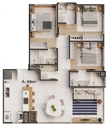 Imagem Trend - Apartamento à venda no bairro Navegantes - Capão da Canoa/RS