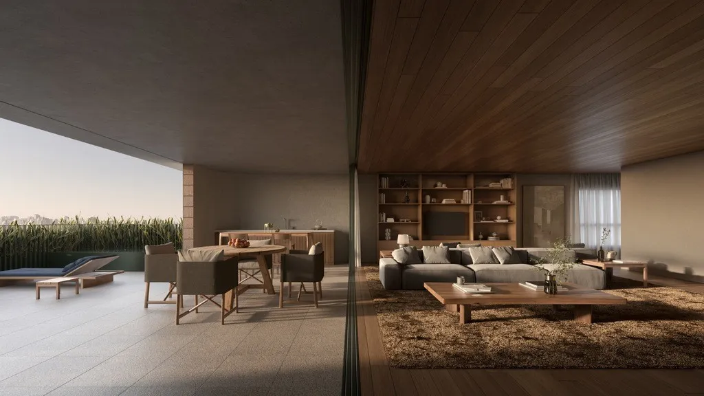 Imagem Apartamento de Luxo no Edifício Serena Cerqueira César - 3 quartos, 3 suítes, 5 banheiros, 3 vagas - Jardins, São Paulo-SP - 277,93m²
