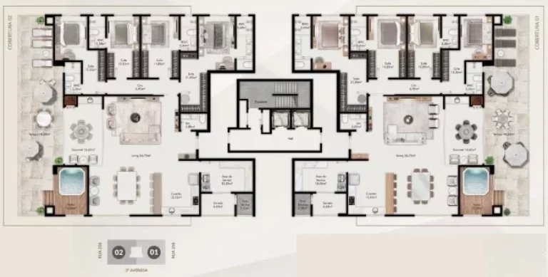 Imagem Porto Valência - Apartamento à venda no bairro Meia Praia - Itapema/SC