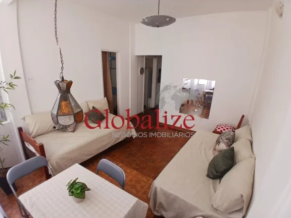 Foto do imóvel Belo apartamento em Santos no bairro da Pompéia em prédio na avenida da praia de 1 dormitório à venda por R$ 350.000,00.