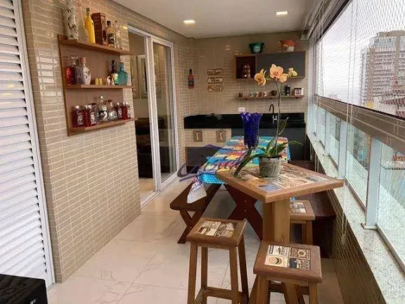 Imagem Apartamento com 3 dormitórios à venda, 112 m² por R$ 1.360.000,00 - Canto do Forte - Praia Grande/SP