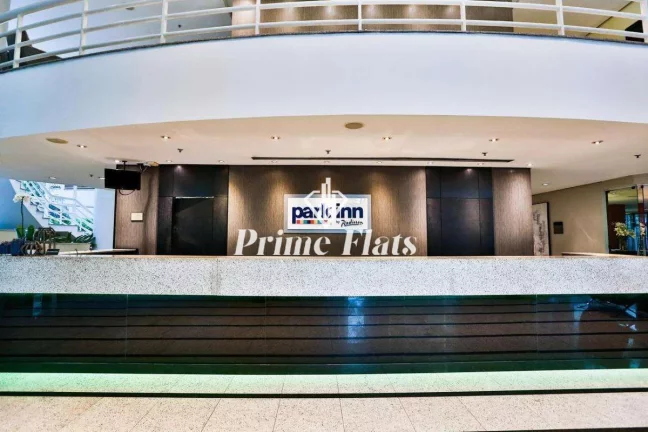 Imagem Flat disponível para venda no Park Inn by Radisson Berrini no Brooklin Novo, com 28m², 1 dormitório e 1 vaga de garagem