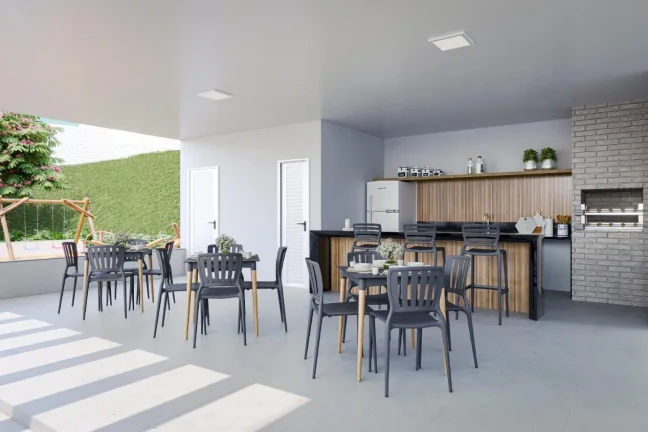 Imagem ado Diferencial Apartamento Garden 40,75 m² + Quintal Privativo de 8,80 m² 2 Quartos Sala de Estar/Jantar Cozinha Banheiro Área de Serviço Vaga de Garagem Privativa Piso Laminado Quintal Privativo Exclusivo Lazer Completo para Toda a Família