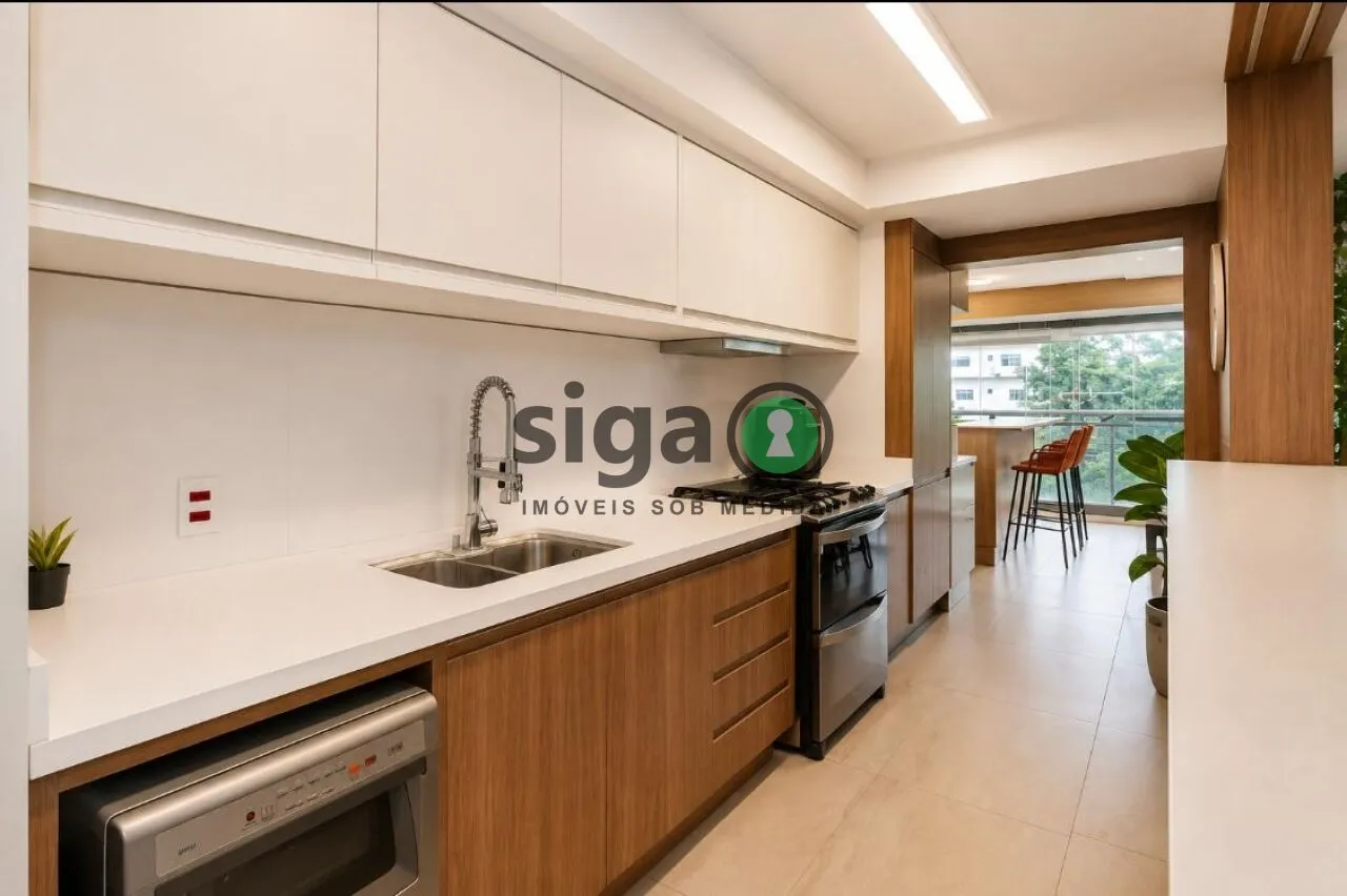 Imagem Apartamento em Perdizes à Venda, com 206m² com 4 suítes, 3 vagas, Semi Mobiliado.