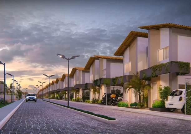 Imagem ÚLTIMAS UNIDADES: casa duplex em construção, 2 dormitórios à venda por R$ 173.000,00 - Condomínio PINHEIRO PARK - Santo Antônio - Teresina/PI