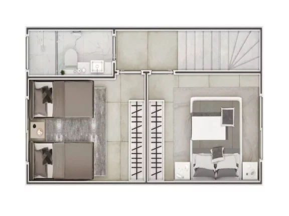 Imagem Casa com 2 dormitórios à venda, 51 m² por R$ 330.000,00 - Guilhermina - Praia Grande/SP