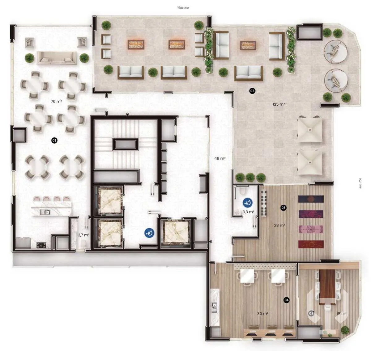 Imagem Apartamento à venda, no Salzburgo, em Itapema, Meia Praia, com 4 quartos, 213m2