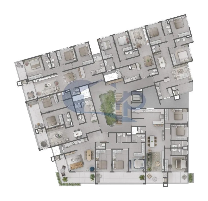 Imagem Apartamento á venda com 3 dormitórios no centro de Torres/RS