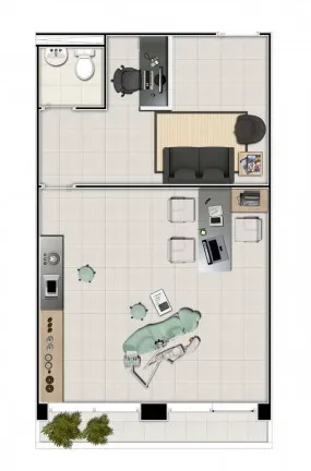 Imagem Sala Comercial à Venda, 44 m² em Socorro - Mogi das Cruzes