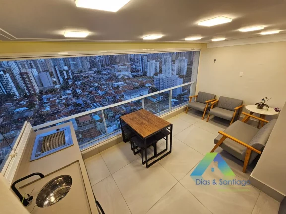 Imagem Apartamento com 72m² em andar alto e vista livre com 2 vagas de garagem coberta em localização privilegiada em área nobre na região do Tatuapé