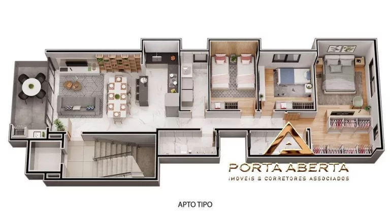 Imagem Cobertura 4 Quartos, sendo 3 Suítes - Cidade Nobre - COD 686