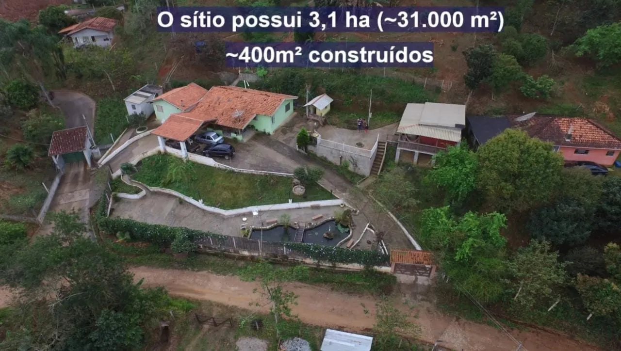 Imagem Chácara à venda 3 Quartos, 1 Suite, 4 Vagas, 31000M², Zona Rural, Redenção da Serra - SP