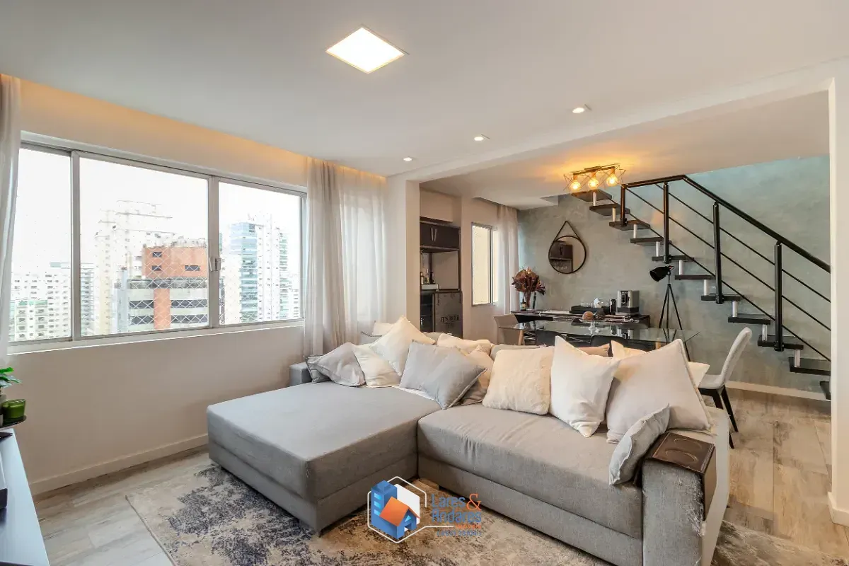 Imagem Cobertura para venda em Moema com 3 quartos, sendo 2 suítes, 140m²