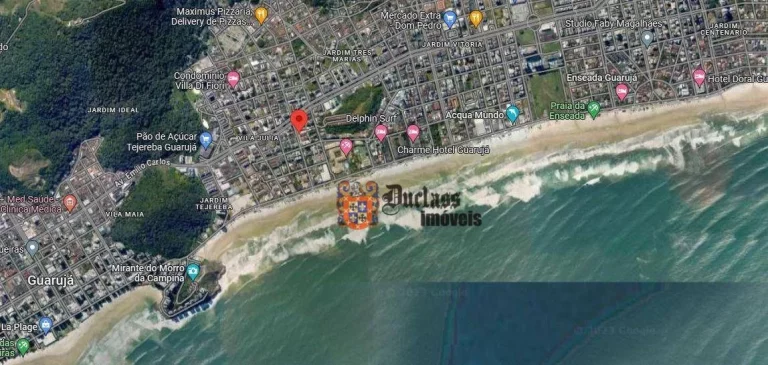 Imagem Apartamento com 3 dormitórios à venda, 96 m² por R$ 300.000,00 - Praia da Enseada - Guarujá/SP