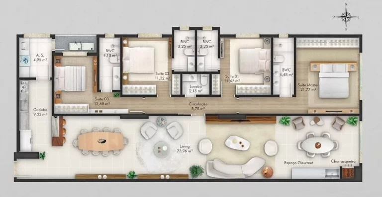 Imagem Praia Home Resort - Fase 1 - Apartamento à venda no bairro Ilhota - Itapema/SC