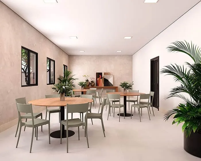 Imagem Este oásis urbano de 13 andares é muito mais do que um simples edifício; é um refúgio moderno e...