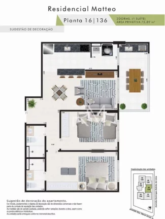 Imagem Apartamento com 2 dormitórios à venda, 76 m por R$ 530.000 - Vila Dinópolis - Mongaguá/SP