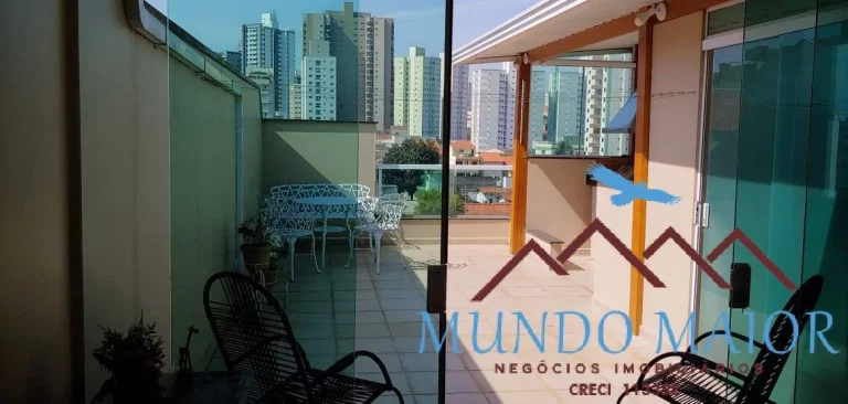 Imagem COBERTURA DE LUXO COM VISTA DESLUMBRANTE NA VILA VALPARAÍSO - 3 DORMITÓRIOS