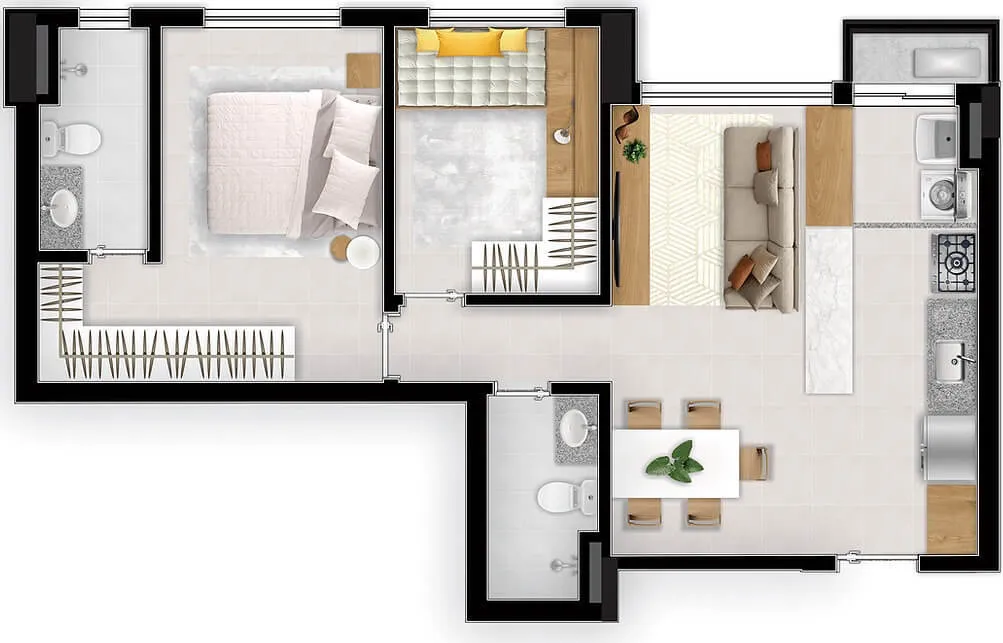 Imagem Apartamento à venda no bairro Serrinha - Goiânia/GO