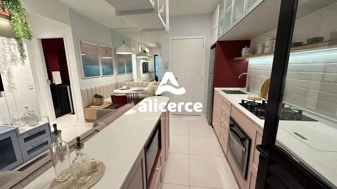 Imagem Apartamento com 2 dormitórios I 48m² I Sacada I Churrasqueira em Areias - São José/SC