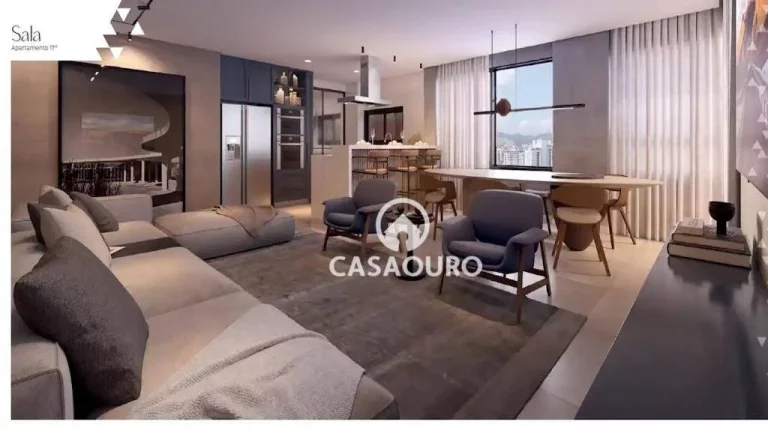 Imagem Cobertura com 4 quartos s à venda, 235 m² por R$ 5.519.000 - Santo Agostinho - Belo Horizonte/MG