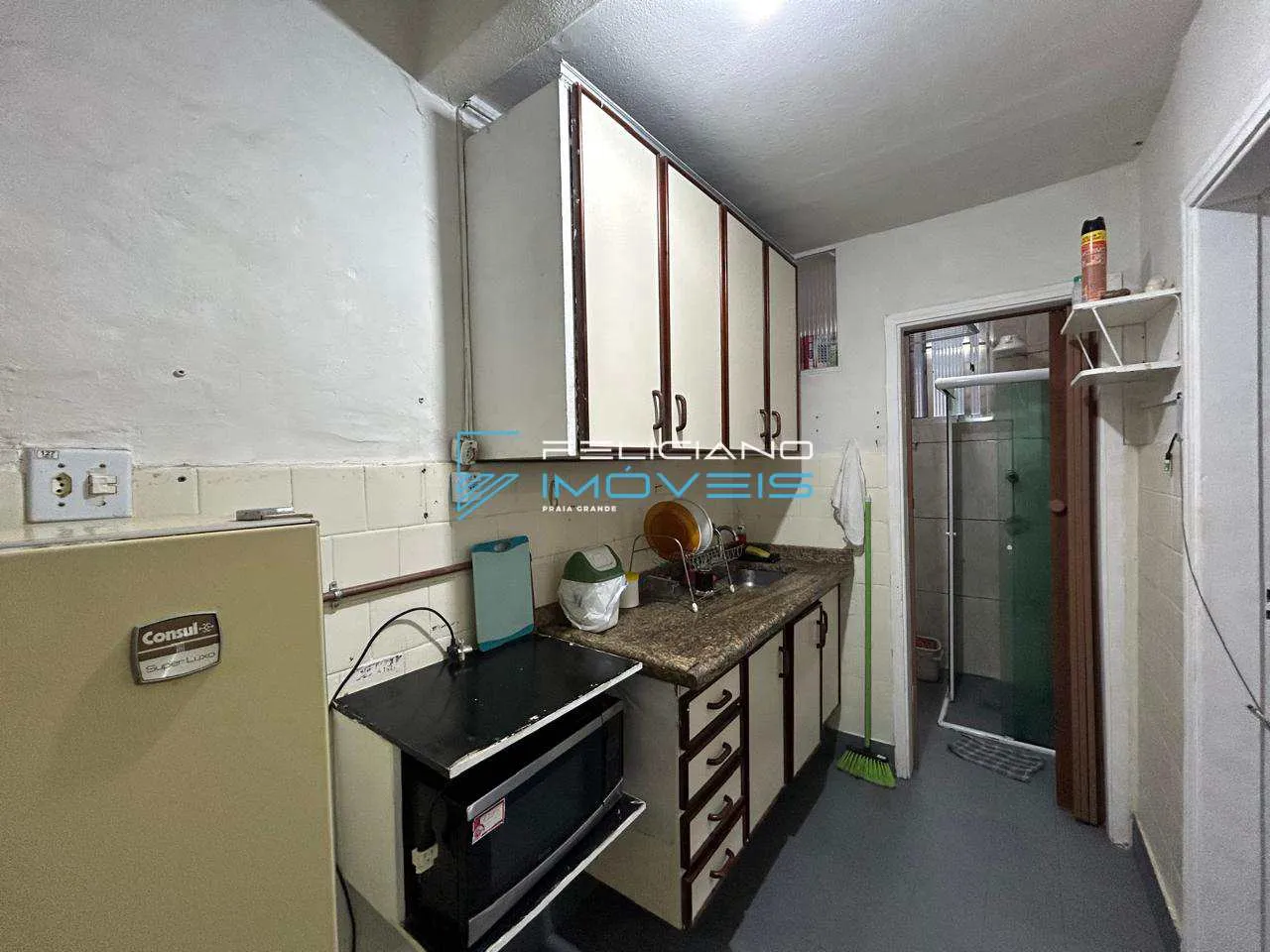 Imagem Kitnet com 1 quarto, Boqueirão, Praia Grande - R$ 190 mil, Cod: 7334