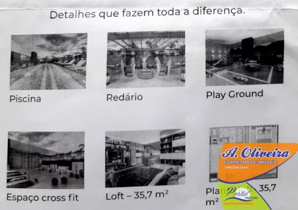 Foto do imóvel Loft em construção, 01 dormitório - Perequê Açu, 800 metros do centro - 3º Andar